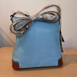 Dooney & Bourke Pebble Grain Crossbody in Caribbean Blue